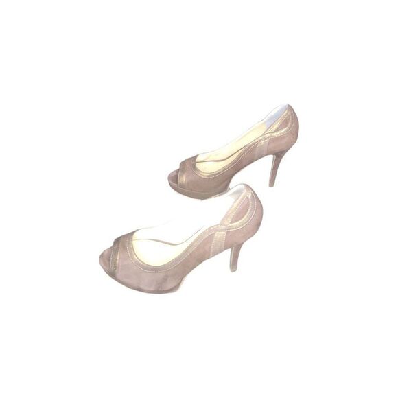 Audrey Brooke Stiletto Heels Women Sz 7.5 Leather Handmade Peep Toe‎ - Picture 2 of 6